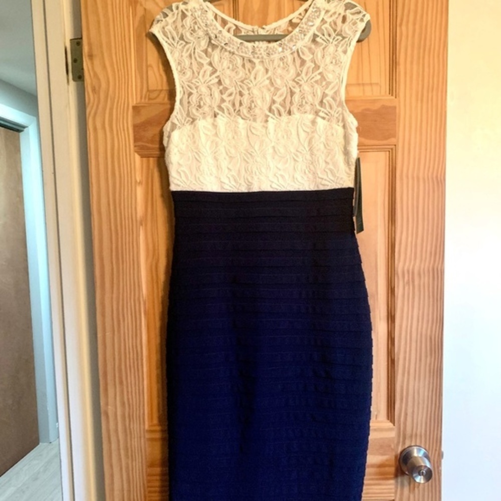 Scarlett Lace Top‎ Bodycon Dress Size 10 NWT